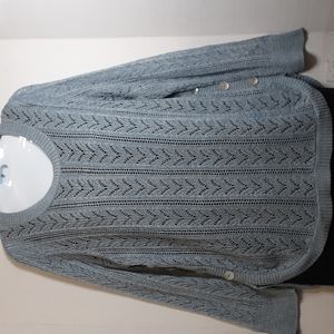 Teaberry Women's Gray Knitted Sweater. Size L